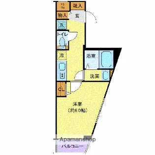 クレヴィスタ赤羽【2階】の間取り