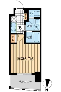 KDXレジデンス大山【5階】の間取り