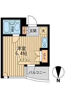 コモド駒込ハイツ【0306号室】の間取り