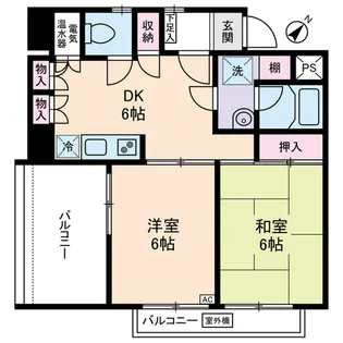 スカイスペース2【4階】の間取り