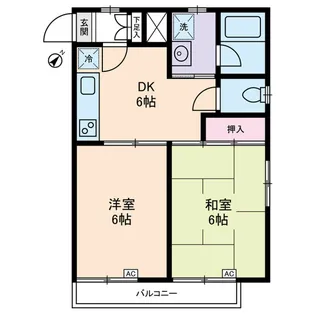 スカイスペース2【3階】の間取り