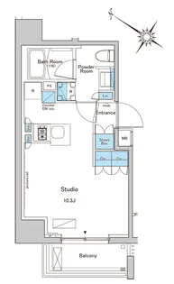 ルフォンプログレ南大塚【5階】の間取り