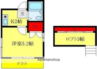 サンエール十条【1階】の間取り