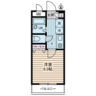 パルムドールハイム【2階】の間取り