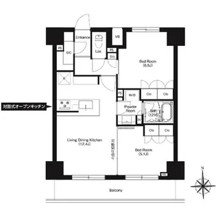 HF正光寺赤羽レジデンスⅡ【14階】の間取り