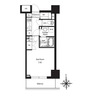 HF正光寺赤羽レジデンスⅡ【2階】の間取り