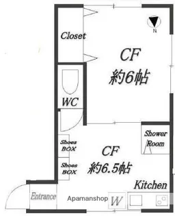 アイリス西赤羽【1階】の間取り