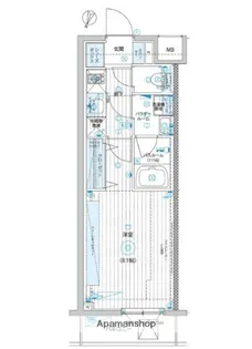 フュージョナル北赤羽【1階】の間取り