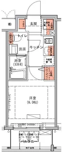 ハーモニーレジデンス池袋【7階】の間取り