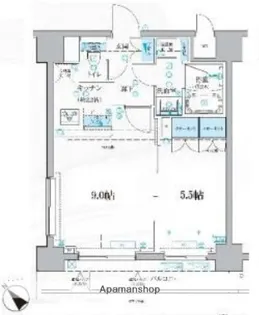 ベルシード梅島ブランシュ【10階】の間取り