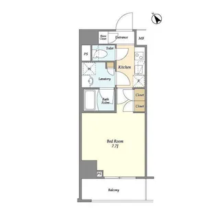 ディームス駒込【5階】の間取り