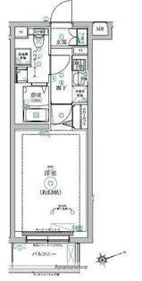 RELUXIA赤羽志茂【1階】の間取り