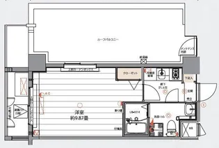 グランパークN.東京【5階】の間取り