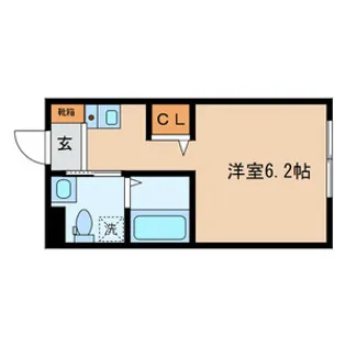 リュクスカーサ板橋本町【3階】の間取り