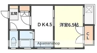 川口屋コーポ【3階】の間取り