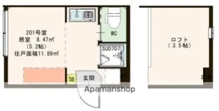 ハーモニーテラス板橋仲宿【2階】の間取り