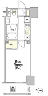 ジオエント赤羽【6階】の間取り