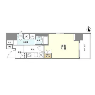 リアンシエルブルー田端【5階】の間取り