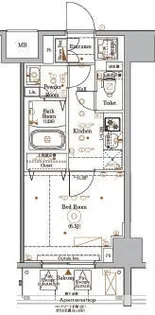 KNOTS大山【4階】の間取り