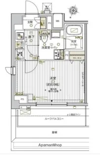 VALESIA東十条CITY【7階】の間取り