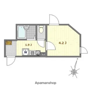 ノーザンロード志茂【201号室】の間取り