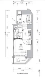 ベルシード東十条ツインズB【7階】の間取り