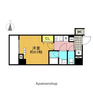 クオリタス綾瀬【3階】の間取り