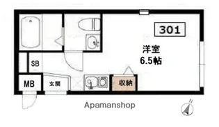 FERIO北赤羽【3階】の間取り
