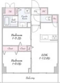 ロイジェント志村坂上【4階】の間取り