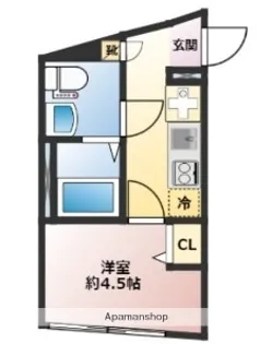 ヴィオラ赤羽【1階】の間取り