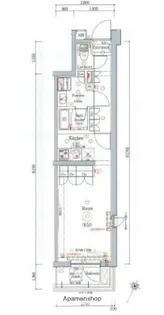 ガリシア東十条SOUTH【2階】の間取り
