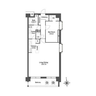 コンフォリア高島平【8階】の間取り