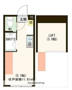 ARCA URBANA志茂【1階】の間取り