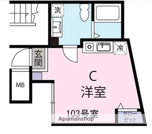 リタ十条【1階】の間取り