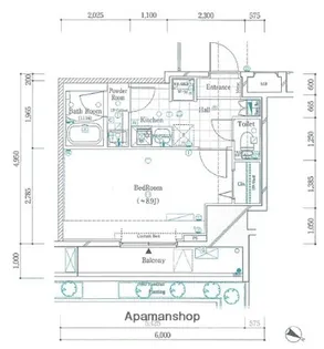 ガリシア大塚SOUTH【1階】の間取り