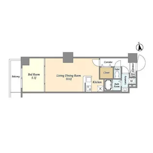 アルファコート西新井【3階】の間取り
