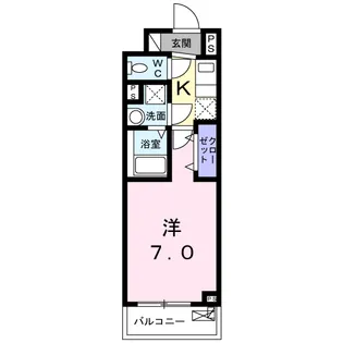 カステロ板橋本町【4階】の間取り