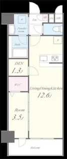 コンフォール亀有【6階】の間取り