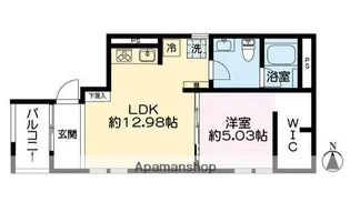 OMOCI D’ AKABANE【2階】の間取り