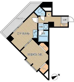 クリオ王子神谷弐番館【14階】の間取り
