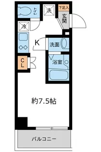 ラクラス池袋【4階】の間取り