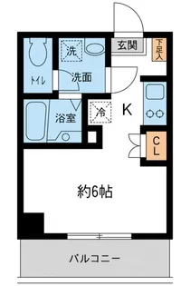 ラクラス池袋【6階】の間取り