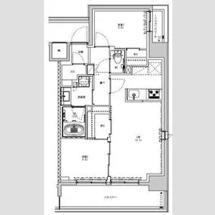 SーRESIDENCE板橋大山【6階】の間取り
