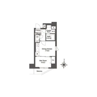 コンフォリア南千住【5階】の間取り