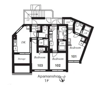 PLATINUM FORME東十条Ⅱ【1階】の間取り