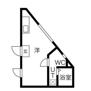 FOUR新板橋【1階】の間取り