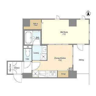 グランカーサ王子Ⅲ【3階】の間取り
