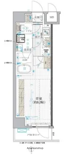 ブライズ北綾瀬【6階】の間取り