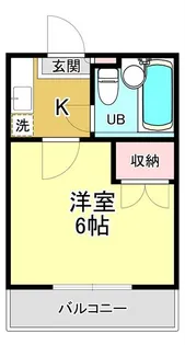 新吉第三ビル【303号室】の間取り