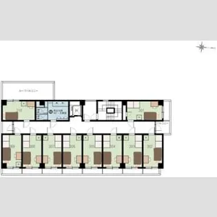 シェアス五反野【306号室】の間取り